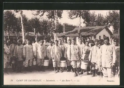 AK Camp-De-Sathonay, Infanterie