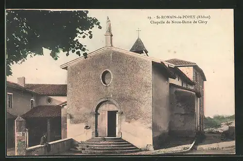AK Saint-Romain-de-Popey, Chapelle de Notre-Dame de Clévy