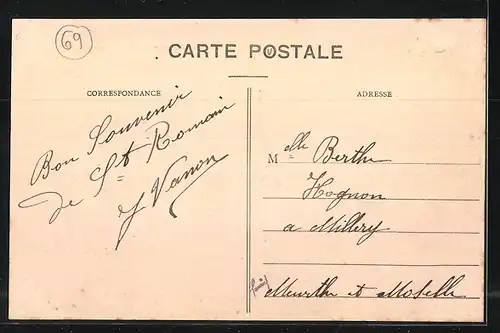 AK Saint-Romain-de-Popey, Chapelle de Notre-Dame de Clévy