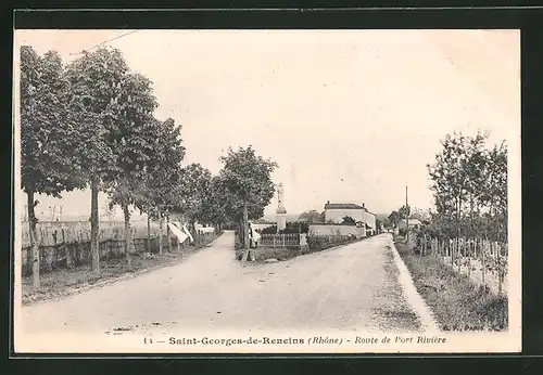 AK Saint-Georges-de-Reneins, Route de l'ort Riviére