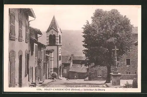 AK Souzy-l'Argentiére, Intérieur du Bourg