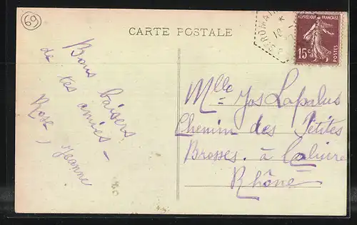 AK St-Romain-de-Popey, L`Église et le Mont de Popey