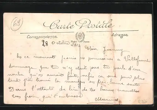 AK Villefranche-sur-Saône, Place de la Sous-Préfecture, Le Kiosque