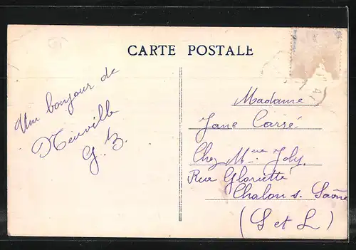 AK Neuville-sur-Saone, Quai Armand-Barbes