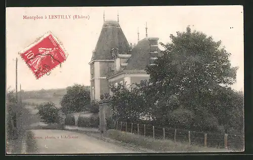 AK Lentilly, Montplon, Strassenpartie