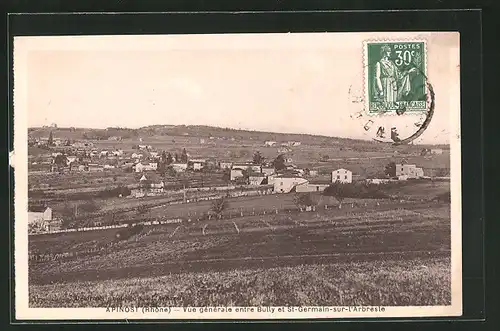 AK Apinost, Vue gènèrale entre Bully et St-Germain-sur-l`Arbresle