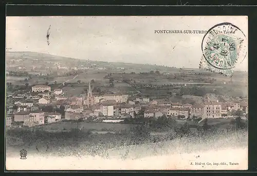 AK Pontcharra-sur-Turdine, Vue Generale