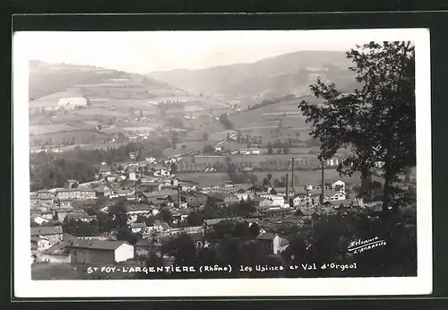 AK St Foy-L`Argentiere, Les Usines et Val d`Orgeol