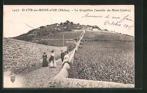 AK St-Cyr-au-Mont-d`Or, Le Grapillon, montee du Mont-Cindre