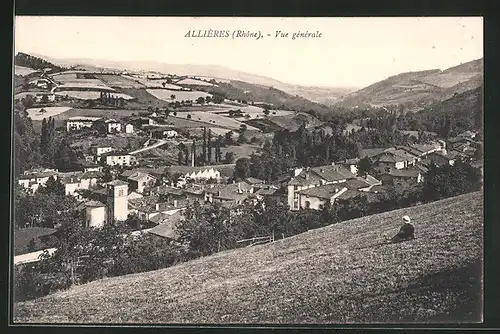 AK Allières, Vue générale