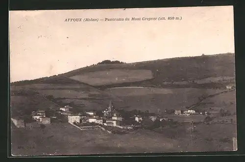 AK Affoux, Panorama du Mont Crepver