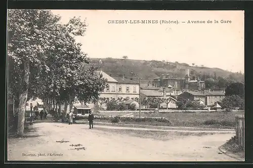 AK Chessy-les-Mines, Avenue de la Gare