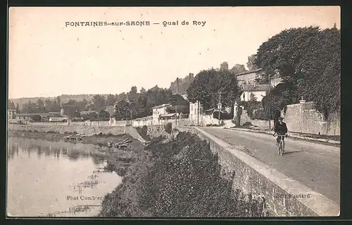 AK Fontaine-sur-Saone, Quai de Roy