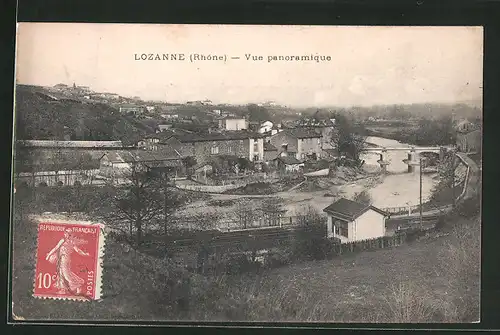 AK Lozanne, Vue panoramique