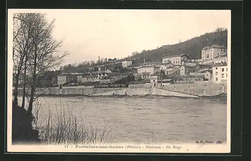 AK Fontaines-sur-Saône, Hameau