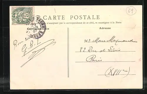 AK Fontaines-sur-Saône, Hameau