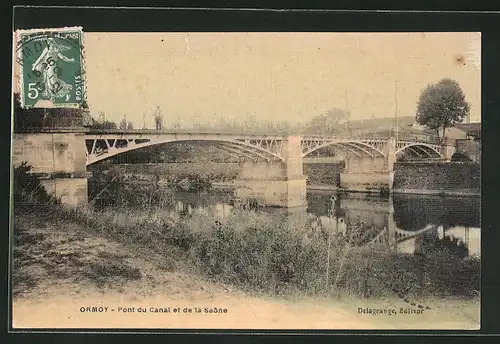 AK Ormoy, Pont du Canal et de la Saône