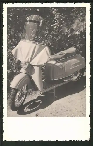 Fotografie Motorrad, LKrad mit Windschutzscheibe