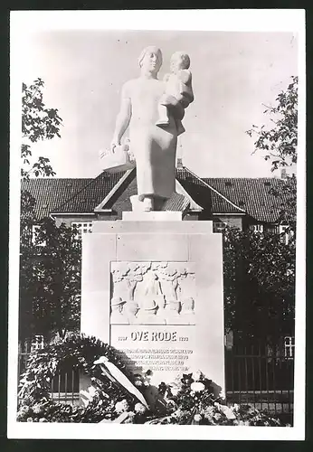 Fotografie Ansicht Kopenhagen, Denkmal für dem Madkurv