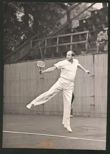 Fotografie Daviscupspiel auf den WRW-Plätzen, Tennisspieler Menzel