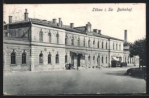 AK Löbau i. Sa., Bahnhof