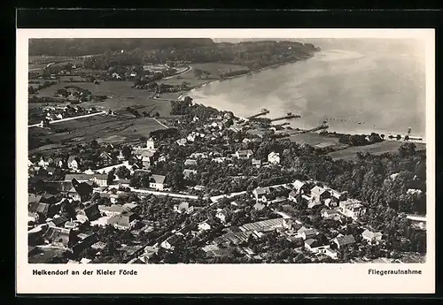 AK Heikendorf an der Kieler Förde, Teilansicht, Fliegeraufnahme