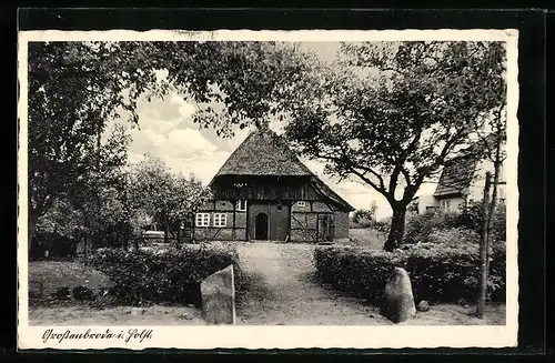 AK Grossenbrode i. Holst., Haus am Stadtrand