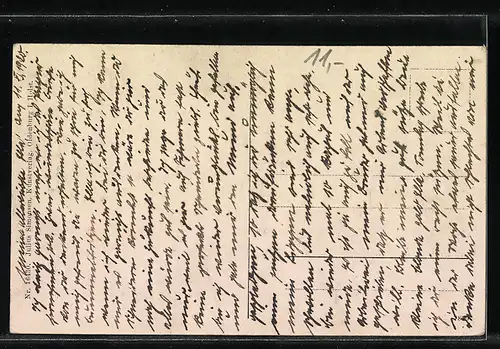 AK Burg a. Fehm., Kirche mit Doppeleiche bei Mondschein