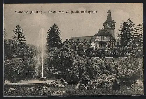 AK Mulhouse / Mülhausen, Zoologischer Garten