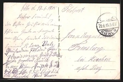 AK Köln a. Rh., Zoologischer Garten, Eingang