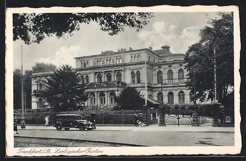 AK Frankfurt /M., Zoologischer Garten, Eingang