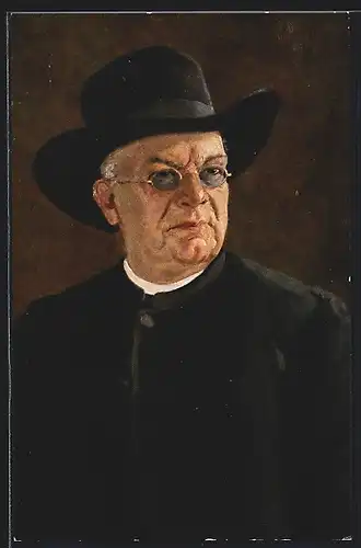Künstler-AK Wilhelm Hasemann: Pfarrer Dr. H. Hansjakob