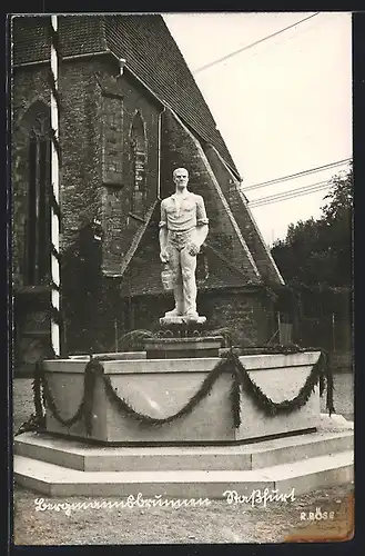 AK Stassfurt, Bergmannsbrunnen