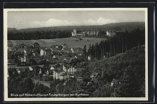 AK Finsterbergen, Panorama mit Kurhaus