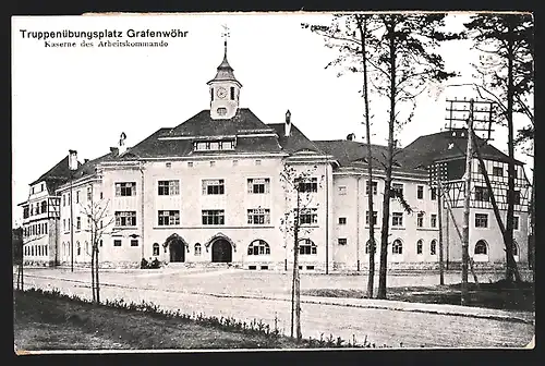 AK Grafenwöhr, Truppenübungsplatz, Kaserne d. Arbeitskommandos