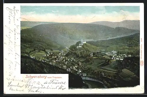 AK Schwarzburg, Panorama vom Trippstein