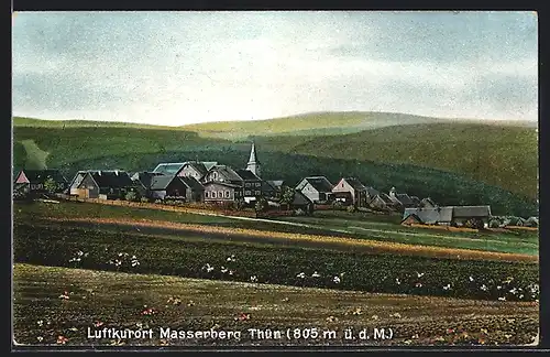 AK Masserberg, Blick auf den Luftkurort