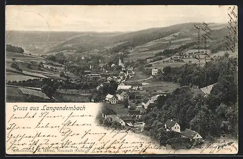 AK Langendembach, Panoramaansicht