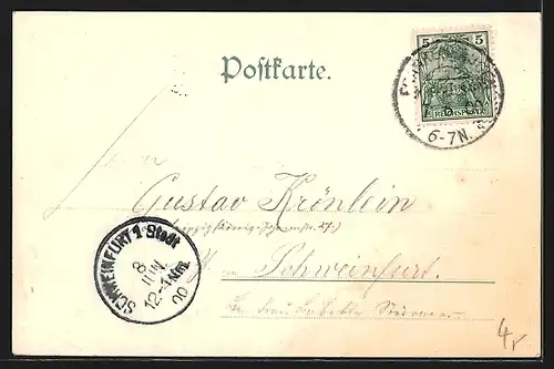 AK Kyffhäuser, Kaiser-Wilhelm-Denkmal aus der Vogelschau