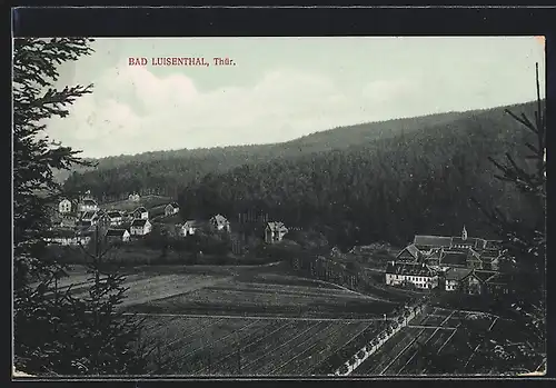 AK Bad Luisenthal /Thür., Ortsansicht aus der Vogelschau