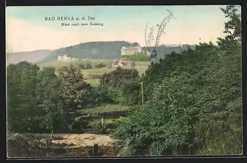 AK Bad Berka a. d. Ilm, Blick nach dem Rodberg