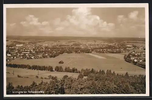 AK Villingen im Schwarzwald, Ortsansicht aus der Vogelschau