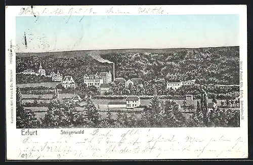 AK Erfurt, Steigerwald mit Wohngebäuden