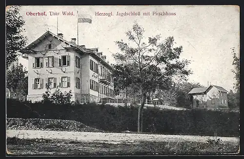 AK Oberhof, Herzogliches Jagdschloss mit Pirschhaus