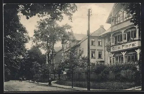 AK Oberhof /Thür. Wald, Gasthaus Villa Flora