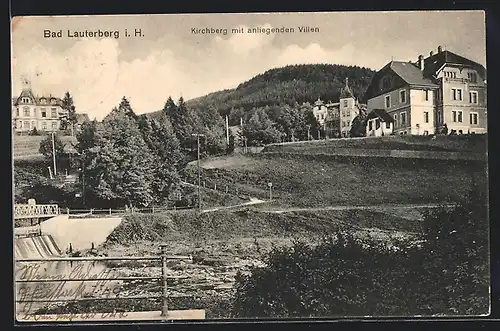 AK Bad Lauterberg i. H., Kirchberg mit Villen