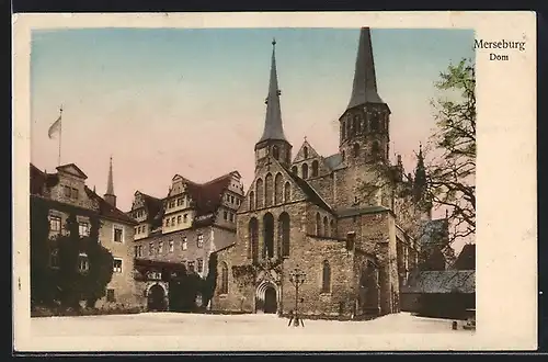 AK Merseburg, Ortspartie mit Dom