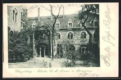 AK Magdeburg, Kloster U. L. Frauen und Kreuzgang