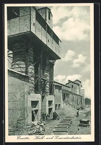 AK Erwitte, Kalk- und Zementindustrie, am Steinbruch