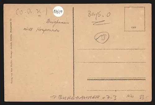 AK Burghammer, Kohle-Grube Brigitta Königl.-Neudorf Panorama, Werk Brigitta, Kantine